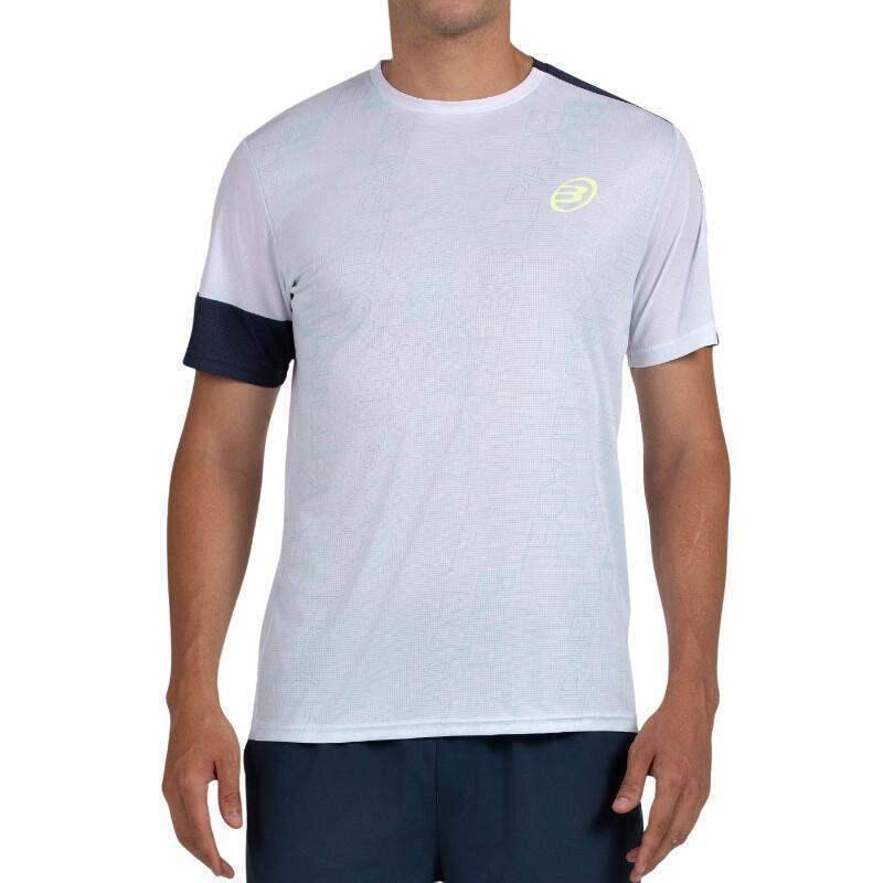 CAMISETA BULLPADEL LEIDO BLANCO