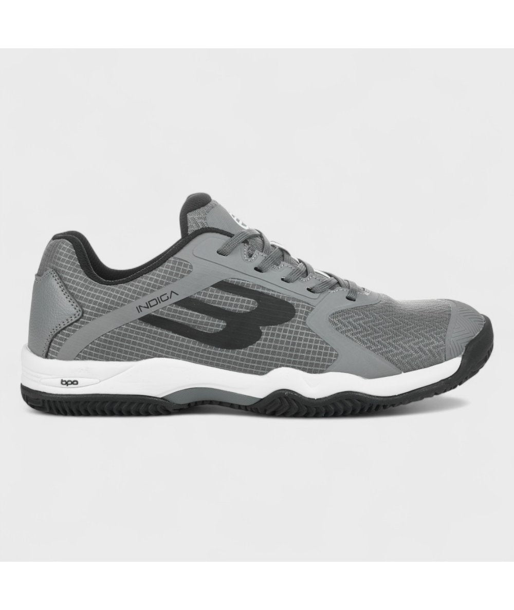 ZAPATILLA BULLPADEL INDIGA 25I GRIS OSCURO